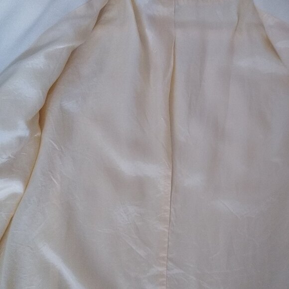 Cleo Cream blazer with shoulder pads size 12 Made in Canada - Picture 8 of 13